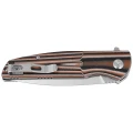 Nóż Bestech Fin Black / Orange / Beige G10, Satin 14C28N (BG34C-1)-4 42685