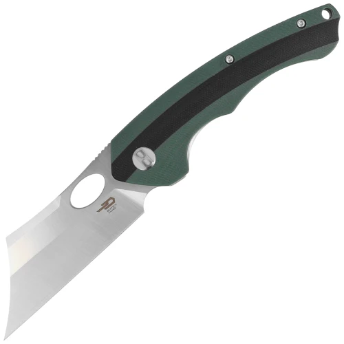 Nóż Bestech Skirmish Green / Black G10, Satin D2 (BG44A)-1 42700
