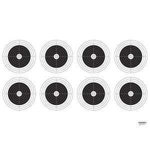 Tarcza strzelecka Snajper 100 m trening - pakiet 50 szt.