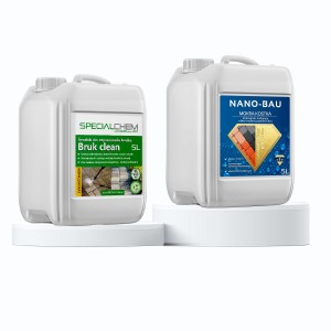Zestaw do kostki brukowej Impregnat Nano-Bau”Mokry Efekt”+ Specialchem czyszczenie bruku
