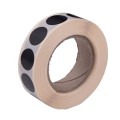 Zaklejki do tarcz 16 mm rolka 1000 szt. czarne-2 43020