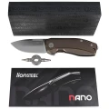 Nóż LionSteel Nano Bronze Titanium, Satin CPM MagnaCut (NA01 BR)-4 43077