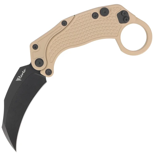 Noz-Reate-EXO-K-Gravity-Karambit-Tan-Aluminium-Black-PVD.webp