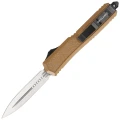 Nóż automatyczny Dulotec OTF Tactical Brown Aluminum, Satin 3Cr13MoV (K188A-BR)-1 43182