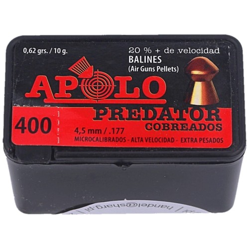 Śrut Apolo Premium Predator Copper 4.52mm, 400szt (E 19950-2)-1 43198