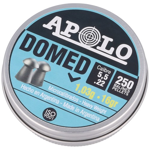 Śrut Apolo Premium Domed 5.52mm, 250szt (E 19916-2)-1 43203