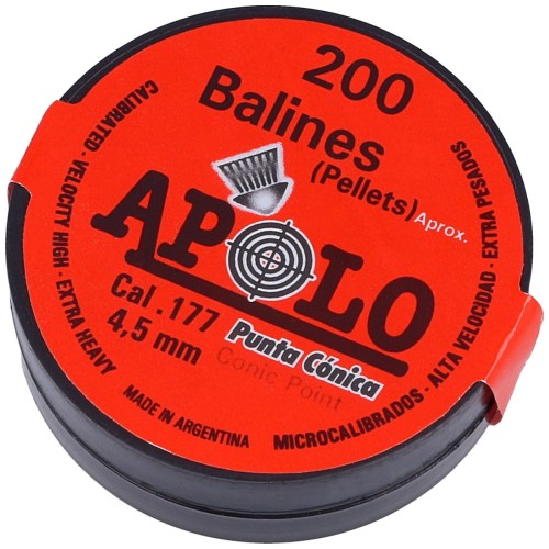 Śrut Apolo Conic Point 4.5mm, 200szt (E10005)-1 43208