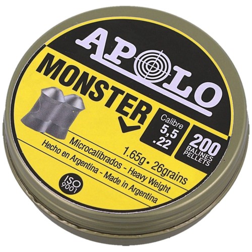 Śrut Apolo Monster Extra Heavy 5.52mm 200szt (E19931-2)-1 43211