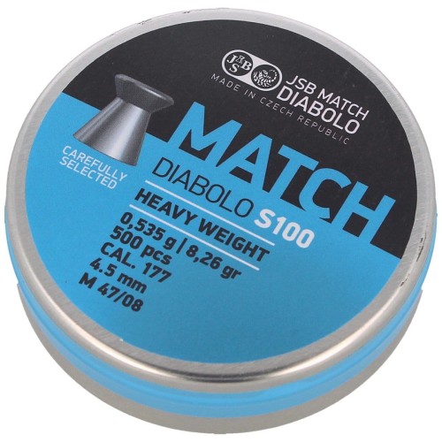 Śrut JSB Blue Match Heavy S100 4.51mm 500szt (000026-500)-1 43218