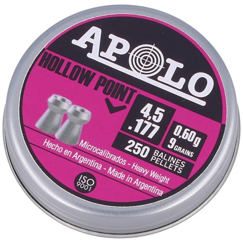 Śrut Apolo Hollow Point Extra Heavy 4.52mm, 250szt (E19201-2)-1 43220