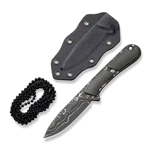 Nóż Civivi Mini Elementum Fixed Dark Green Micarta, Damascus (C23010-DS1)-1 43247