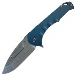 Nóż Medford Praetorian Swift FL Flipper Drop Point Blue Titanium Tumbled S45VN by Greg Medford