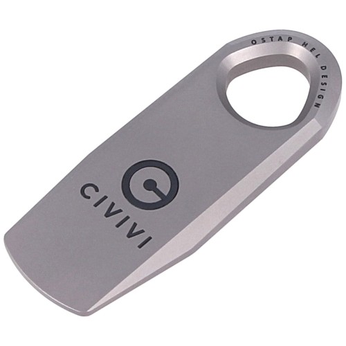 Brelok CIVIVI Ti-Bar Gray Titanium Prybar Tool by Ostap Hel (C21030-1)-1 43275