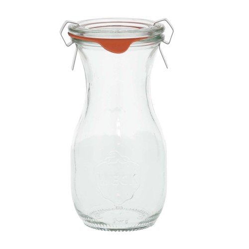 Butelka Weck Saftflasche z pokrywką, uszczelką i 2 zapinkami 290 ml 6 szt.-1 43310