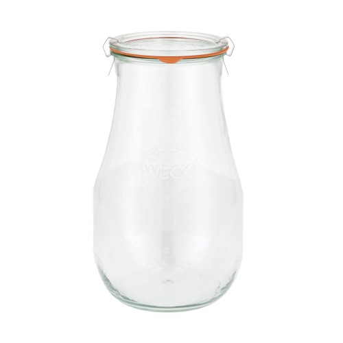 Słoik Weck Tulip z pokrywką, uszczelką i 2 zapinkami 2700 ml 4 szt-1 43311