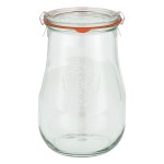 Słoik Weck Tulip z pokrywką, uszczelką i 2 zapinkami 1750 ml 4 szt