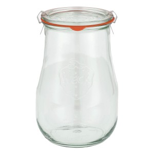 Słoik Weck Tulip z pokrywką, uszczelką i 2 zapinkami 1750 ml 4 szt