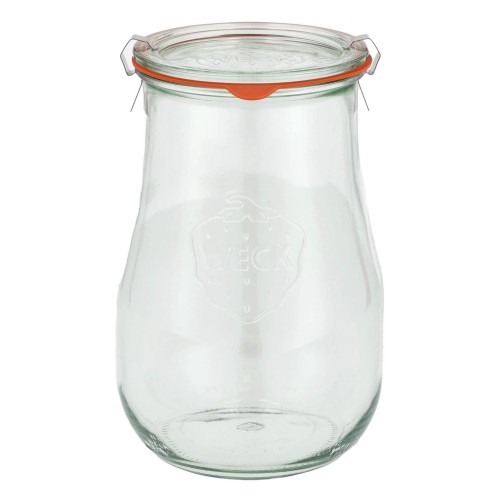 Słoik Weck Tulip z pokrywką, uszczelką i 2 zapinkami 1750 ml 4 szt-1 43312
