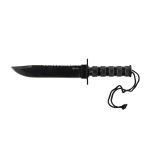 Nóż taktyczny rambo zestaw survivalowy 35,5 cm + rzutka