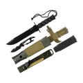 Nóż taktyczny rambo zestaw survivalowy 35,5 cm + rzutka-5 43343