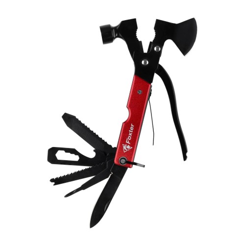 Multitool narzędzie wielofunkcyj survival młotek etui 17w1-1 43381