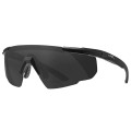 Okulary Wiley X Saber Advanced 302 grey, czarne oprawki-3 43420