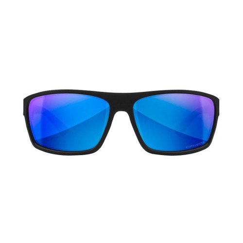 Okulary Wiley X Peak Captivate ACPEA19 blue mirror, czarne oprawki-1 43426