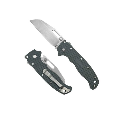 Nóż składany Demko AD20.5 Shark Foot Grey Grivory, Stonewashed AUS10A by Andrew Demko (205-10A-SFGRY)-1 43434