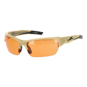Okulary Wiley X Valor 2.5 CHVAL06T grey / clear / light rust, jasnobrązowe oprawki