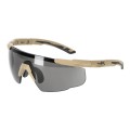 Okulary Wiley X Saber Advanced 308T smoke / clear / rust, jasnobrązowe oprawki-1 43491