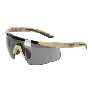 Okulary Wiley X Saber Advanced 308T smoke / clear / rust, jasnobrązowe oprawki