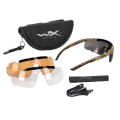 Okulary Wiley X Saber Advanced 308T smoke / clear / rust, jasnobrązowe oprawki-4 43491