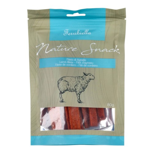 Smaczki dla psa Ferribiella naturalne, z jagnięciny 80 g-1 43682