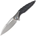 Nóż składany RikeKnife Thor 7 Integral Titanium / Black G10, Satin 154CM (THOR7-B)-1 43692