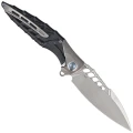 Nóż składany RikeKnife Thor 7 Integral Titanium / Black G10, Satin 154CM (THOR7-B)-2 43692