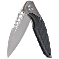 Nóż składany RikeKnife Thor 7 Integral Titanium / Black G10, Satin 154CM (THOR7-B)-3 43692