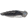 Nóż składany RikeKnife Thor 7 Integral Titanium / Black G10, Satin 154CM (THOR7-B)-4 43692