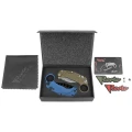 Nóż składany Reate EXO-K Gravity Karambit Green Aluminium, Stonewashed N690-2 43716