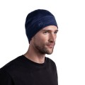 Czapka unisex BUFF Merino Beanie Solid granatowa-5 43784