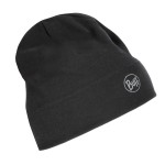 Czapka unisex BUFF Merino Midweight Hat Solid czarna
