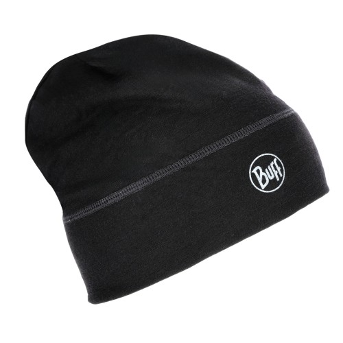 Czapka unisex BUFF Merino Beanie Solid czarna-1 43816