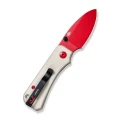 Nóż składany Civivi Baby Banter Ivory G10, Red Painted Nitro-V by Ben Petersen (C19068S-7)-2 43897