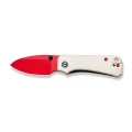 Nóż składany Civivi Baby Banter Ivory G10, Red Painted Nitro-V by Ben Petersen (C19068S-7)-5 43897