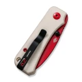 Nóż składany Civivi Baby Banter Ivory G10, Red Painted Nitro-V by Ben Petersen (C19068S-7)-6 43897