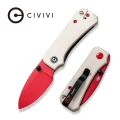 Nóż składany Civivi Baby Banter Ivory G10, Red Painted Nitro-V by Ben Petersen (C19068S-7)-8 43897