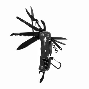 Multitool Foxter narzędzie wielofunkcyjne survival 13w1 czarny