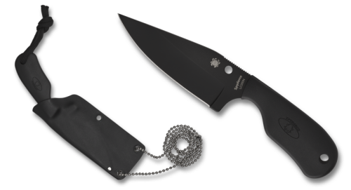 Nóż Spyderco Subway Bowie Black FRN, Black Plain LC200N by Fred Perrin (FB48PBBK)-1 43944