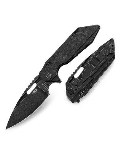 Nóż składany Bestech Shodan Black Titanium / Carbon Fiber, Black Stonewashed CPM S35VN by Todd Knife and Tool (BT1910D)-1 43980