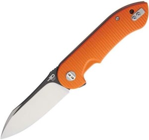 Nóż składany Bestech Torpedo Orange G10, Black Stonewashed / Satin D2 (BG17D-2)