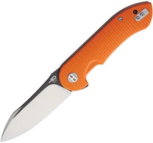 Nóż składany Bestech Torpedo Orange G10, Black Stonewashed / Satin D2 (BG17D-2)-1 43988
